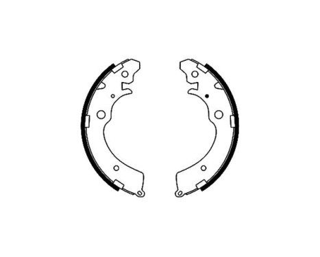 Brake Shoe Set, Image 2