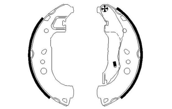 Brake Shoe Set, Image 2