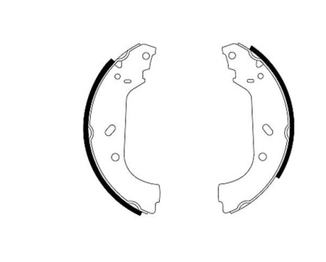 Brake Shoe Set, Image 2