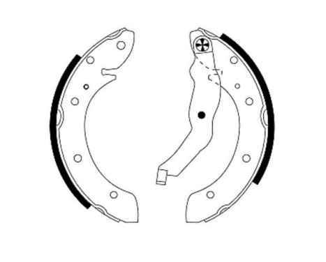 Brake Shoe Set, Image 2