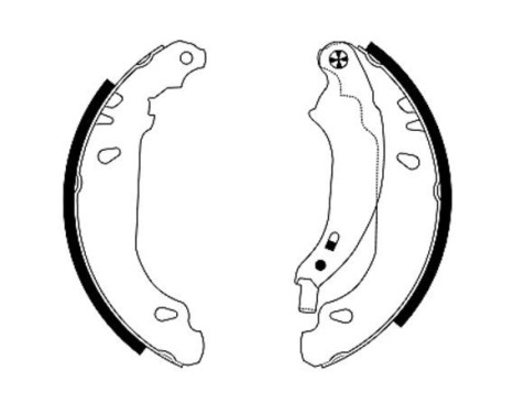 Brake Shoe Set, Image 2