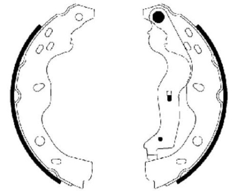 Brake Shoe Set, Image 2