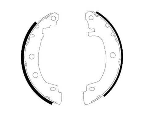 Brake Shoe Set, Image 2