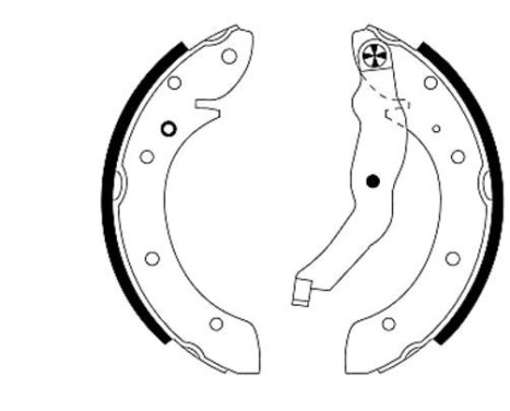 Brake Shoe Set, Image 2