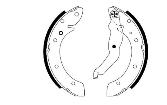 Brake Shoe Set, Image 2