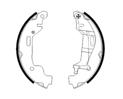 Brake Shoe Set, Image 2