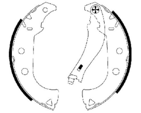 Brake Shoe Set, Image 2