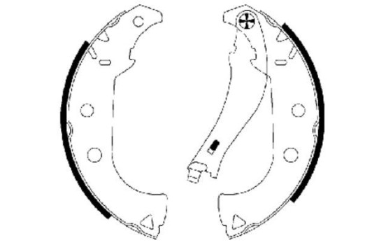 Brake Shoe Set, Image 2
