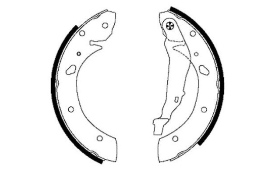 Brake Shoe Set, Image 2