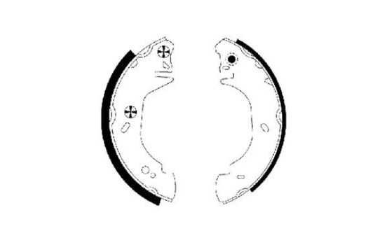 Brake Shoe Set, Image 2