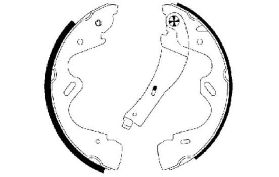 Brake Shoe Set, Image 2