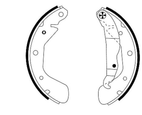 Brake Shoe Set, Image 2