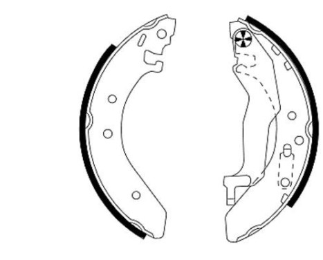 Brake Shoe Set, Image 2