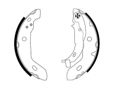 Brake Shoe Set, Image 2