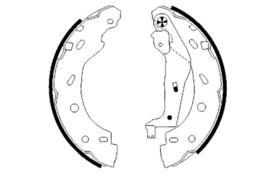Brake Shoe Set, Image 2