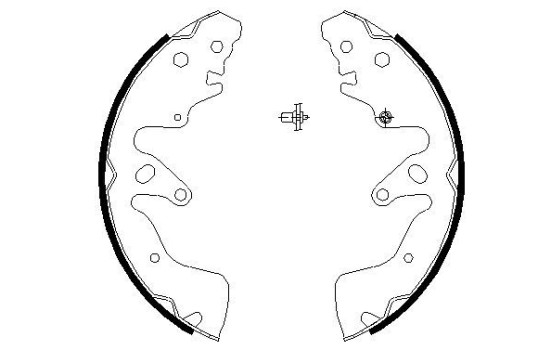 Brake Shoe Set, Image 2