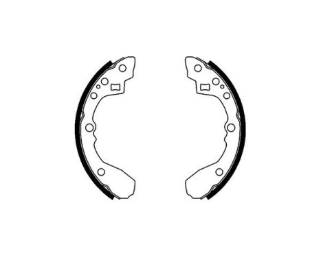 Brake Shoe Set, Image 2