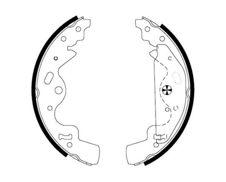 Brake Shoe Set, Image 2