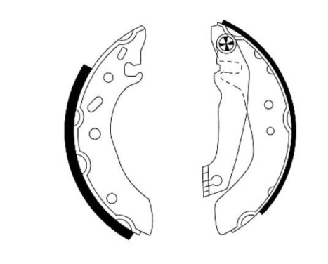 Brake Shoe Set, Image 2