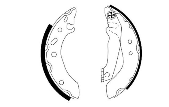 Brake Shoe Set, Image 2