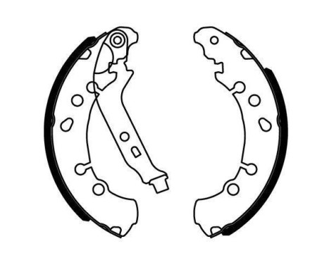 Brake Shoe Set, Image 2