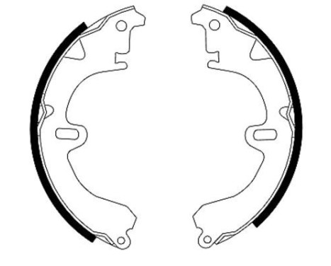 Brake Shoe Set, Image 2