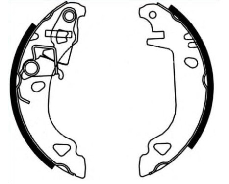 Brake Shoe Set, Image 2