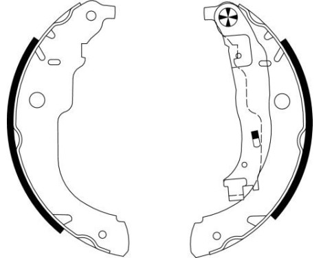 Brake Shoe Set, Image 2