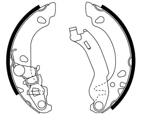 Brake Shoe Set, Image 2