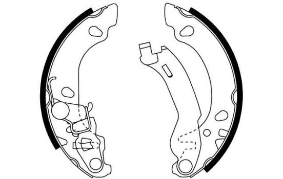 Brake Shoe Set, Image 2