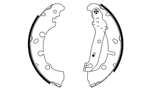 Brake Shoe Set, Image 2