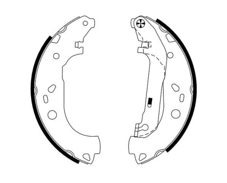 Brake Shoe Set, Image 2