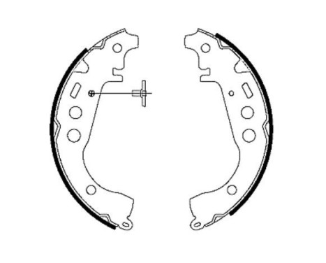 Brake Shoe Set, Image 2