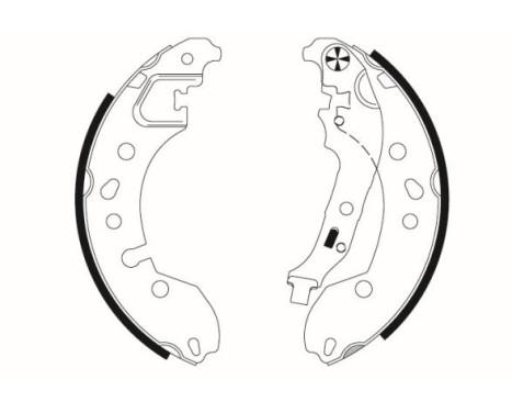 Brake Shoe Set, Image 2