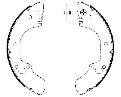 Brake Shoe Set, Image 2