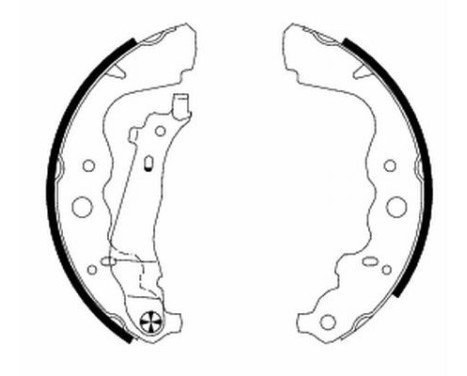 Brake Shoe Set, Image 2