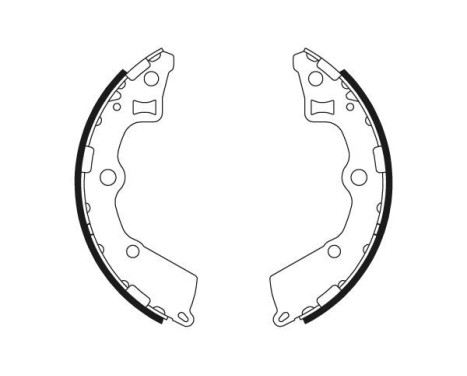 Brake Shoe Set, Image 2