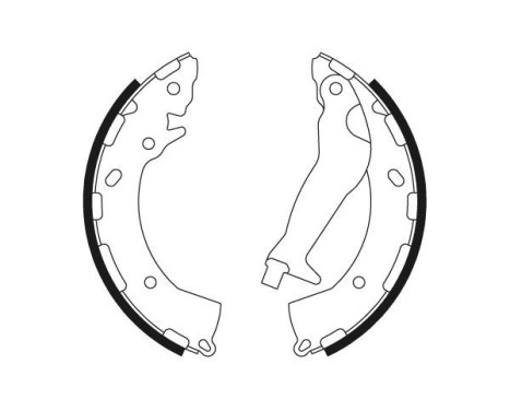 Brake Shoe Set, Image 2