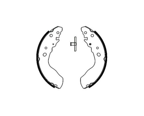 Brake Shoe Set, Image 2