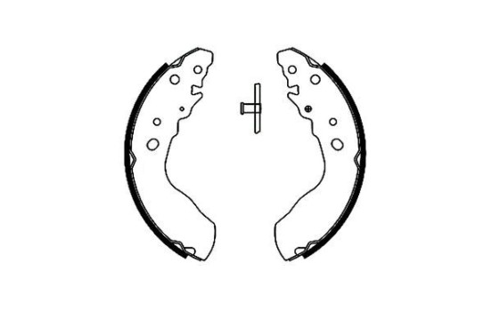 Brake Shoe Set, Image 2