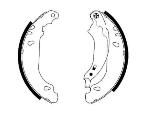 Brake Shoe Set, Image 2