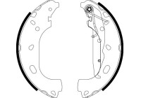 Brake shoe set