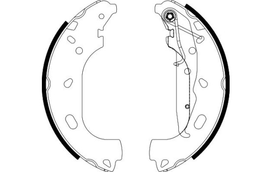 Brake shoe set