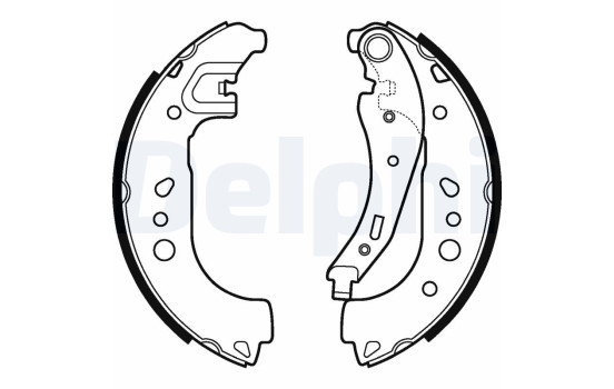 Brake shoe set