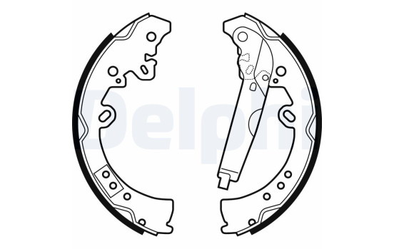 Brake shoe set