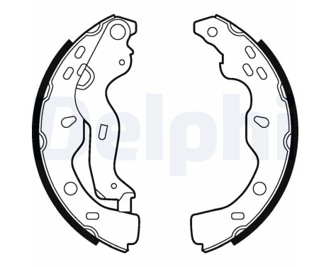 Brake shoe set