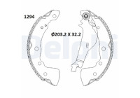 Brake shoe set