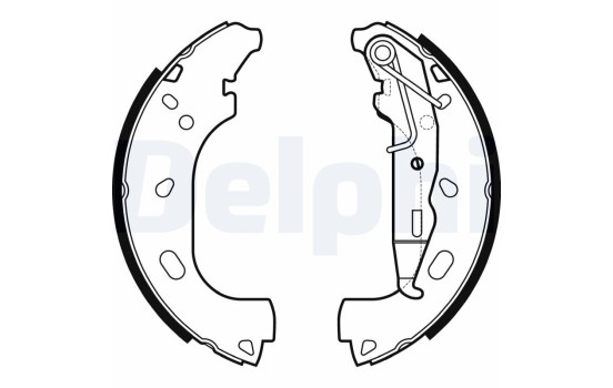 Brake shoe set
