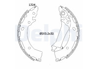 Brake shoe set