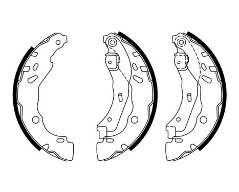 Brake Shoe Set, Image 5